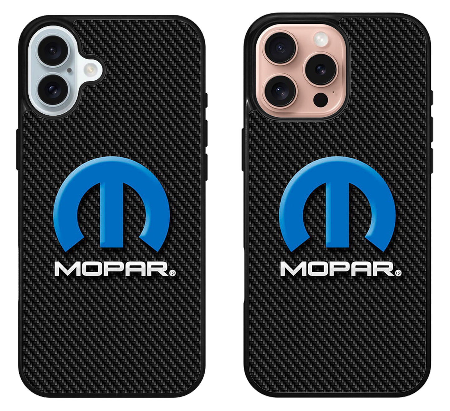 Mopar Logo Carbon iPhone 16 | 16 Plus | 16 Pro | 16 Pro Max Case