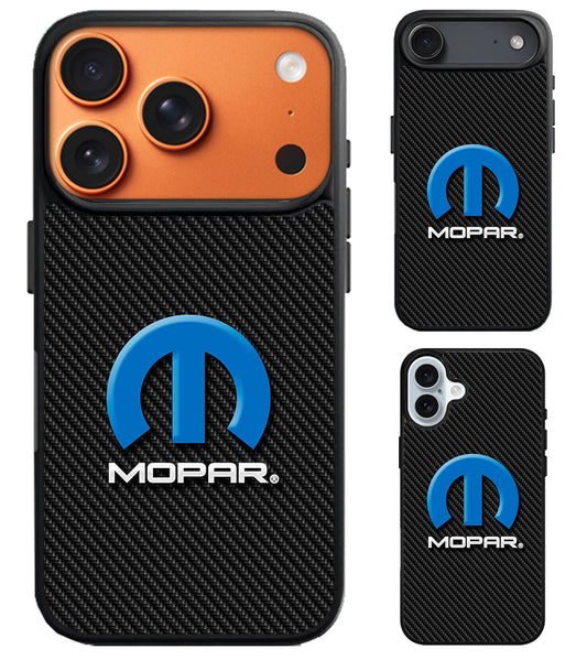Mopar Logo Carbon iPhone Air | iPhone 17 | 17 Pro | 17 Pro Max Case