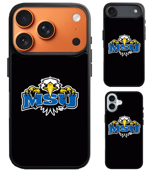 Morehead State Eagles Black iPhone Air | iPhone 17 | 17 Pro | 17 Pro Max Case