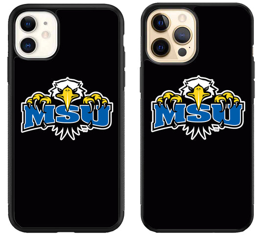 Morehead State Eagles Black iPhone 12 | 12 Mini | 12 Pro | 12 Pro Max Case