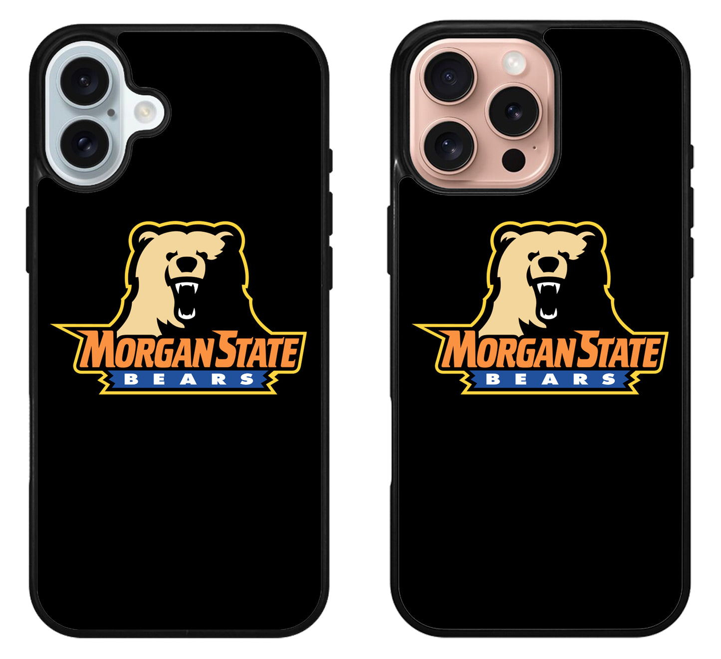 Morgan State Bears Black iPhone 16 | 16 Plus | 16 Pro | 16 Pro Max Case