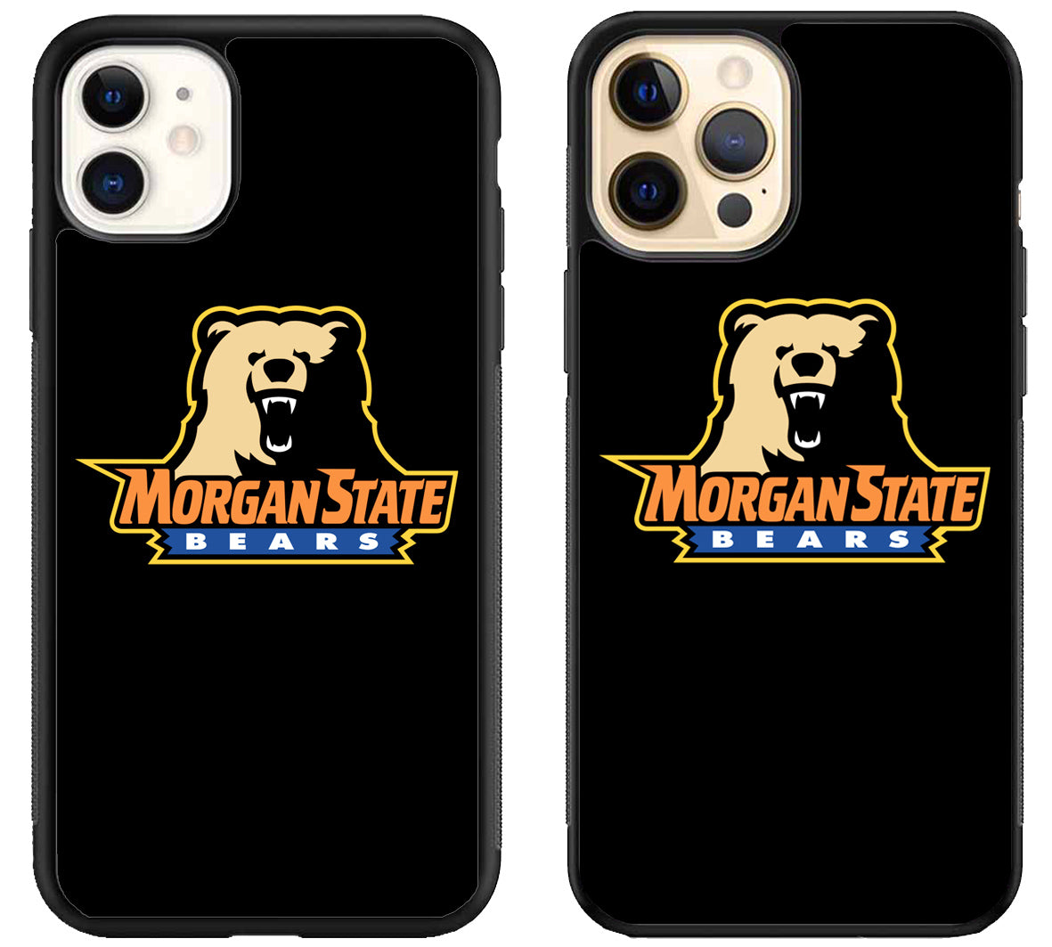 Morgan State Bears Black iPhone 12 | 12 Mini | 12 Pro | 12 Pro Max Case