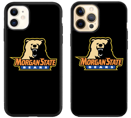 Morgan State Bears Black iPhone 12 | 12 Mini | 12 Pro | 12 Pro Max Case
