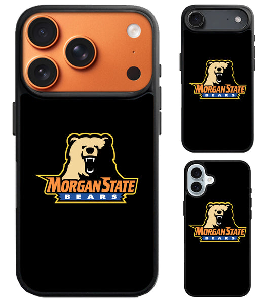 Morgan State Bears Black iPhone Air | iPhone 17 | 17 Pro | 17 Pro Max Case
