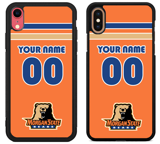 Custom Personalized Morgan State Bears iPhone X | Xs | Xr | Xs Max Case