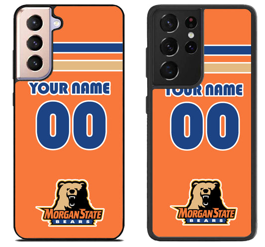 Custom Personalized Morgan State Bears Samsung Galaxy S21 | S21 FE | S21+ | S21 Ultra Case