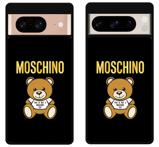 Moschino Logo Gold Google Pixel 8 | 8 Pro Case