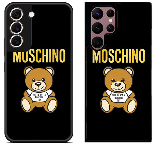 Moschino Logo Gold Samsung Galaxy S22 | S22+ | S22 Ultra Case