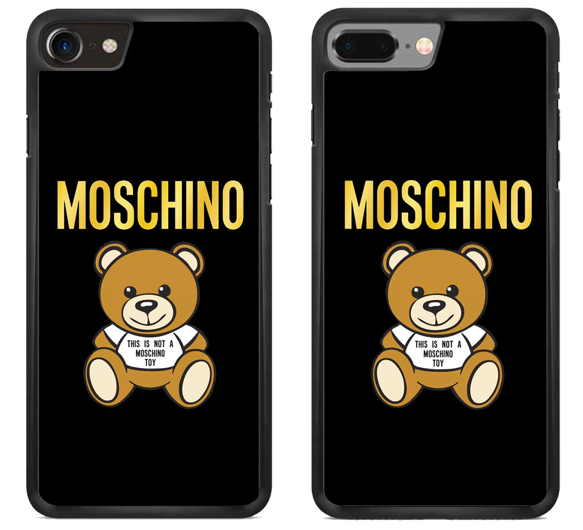 Moschino Logo Gold iPhone 8 | 8 Plus Case