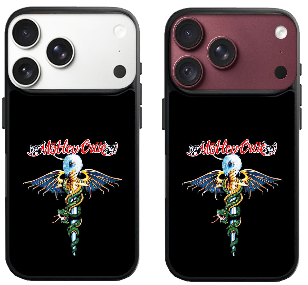 Motley Crue Black iPhone 18 Pro | 18 Pro Max Case