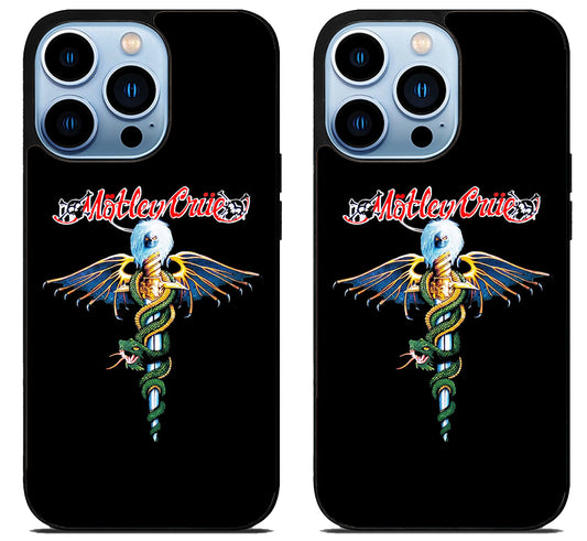 Motley Crue Black iPhone 15 Pro | iPhone 15 Pro Max Case