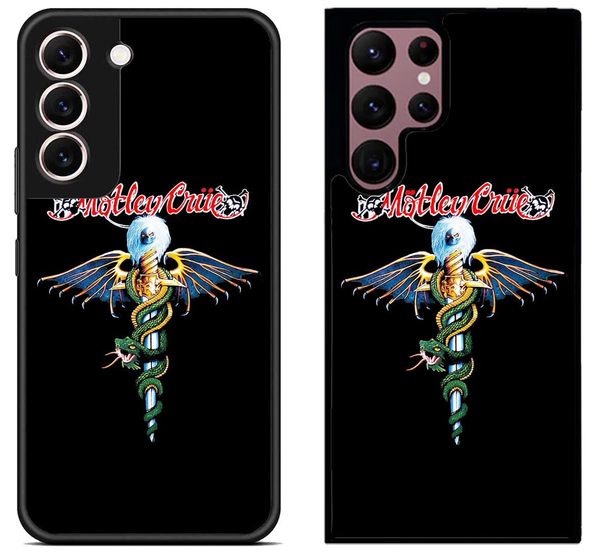 Motley Crue Black Samsung Galaxy S22 | S22+ | S22 Ultra Case