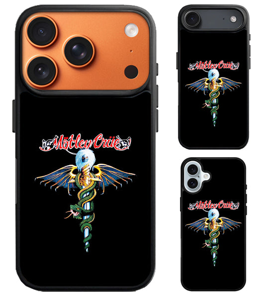 Motley Crue Black iPhone Air | iPhone 17 | 17 Pro | 17 Pro Max Case