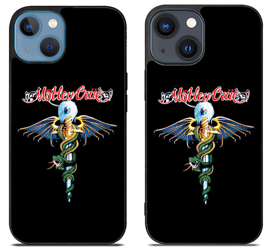 Motley Crue Black iPhone 15 | iPhone 15 Plus Case