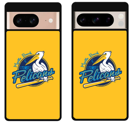Myrtle Beach Pelicans Yellow Google Pixel 8 | 8 Pro Case