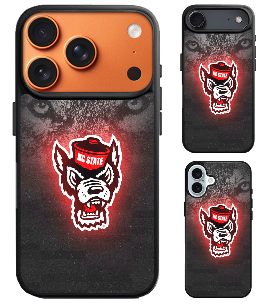 NC State Wolfpack Background iPhone Air | iPhone 17 | 17 Pro | 17 Pro Max Case
