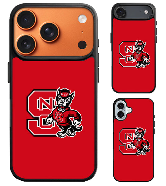 NC State Wolfpack Red iPhone Air | iPhone 17 | 17 Pro | 17 Pro Max Case