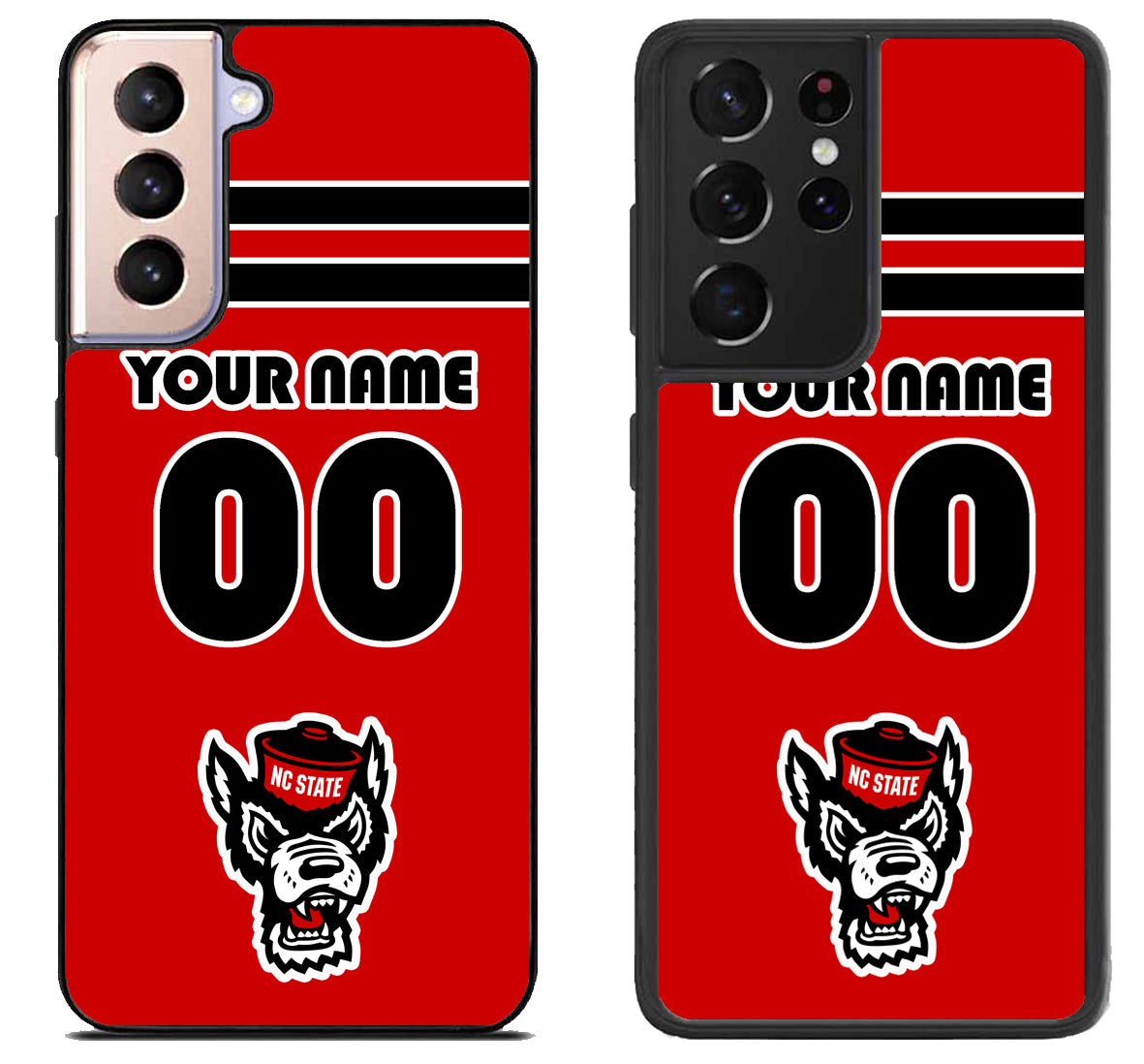 Custom Personalized NC State Wolfpack Samsung Galaxy S21 | S21 FE | S21+ | S21 Ultra Case