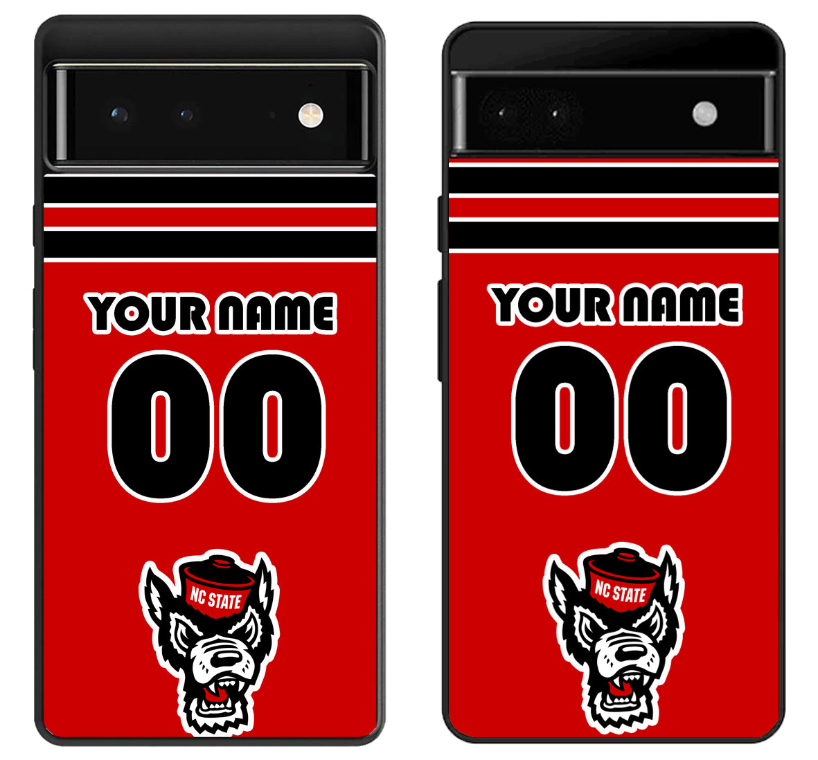 Custom Personalized NC State Wolfpack Google Pixel 6 | 6A | 6 Pro Case