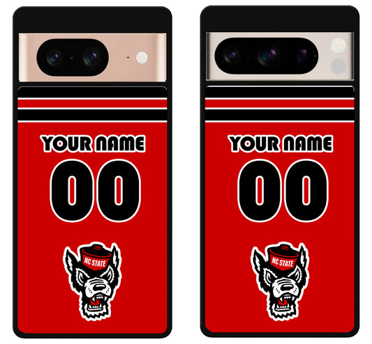 Custom Personalized NC State Wolfpack Google Pixel 8 | 8 Pro Case