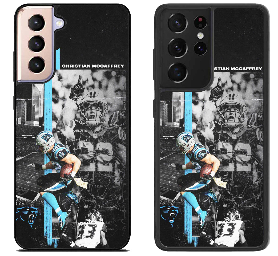 NFL Christian McCafrey Black Samsung Galaxy S21 | S21 FE | S21+ | S21 Ultra Case