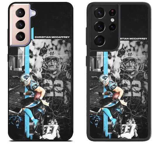 NFL Christian McCafrey Black Samsung Galaxy S21 | S21 FE | S21+ | S21 Ultra Case