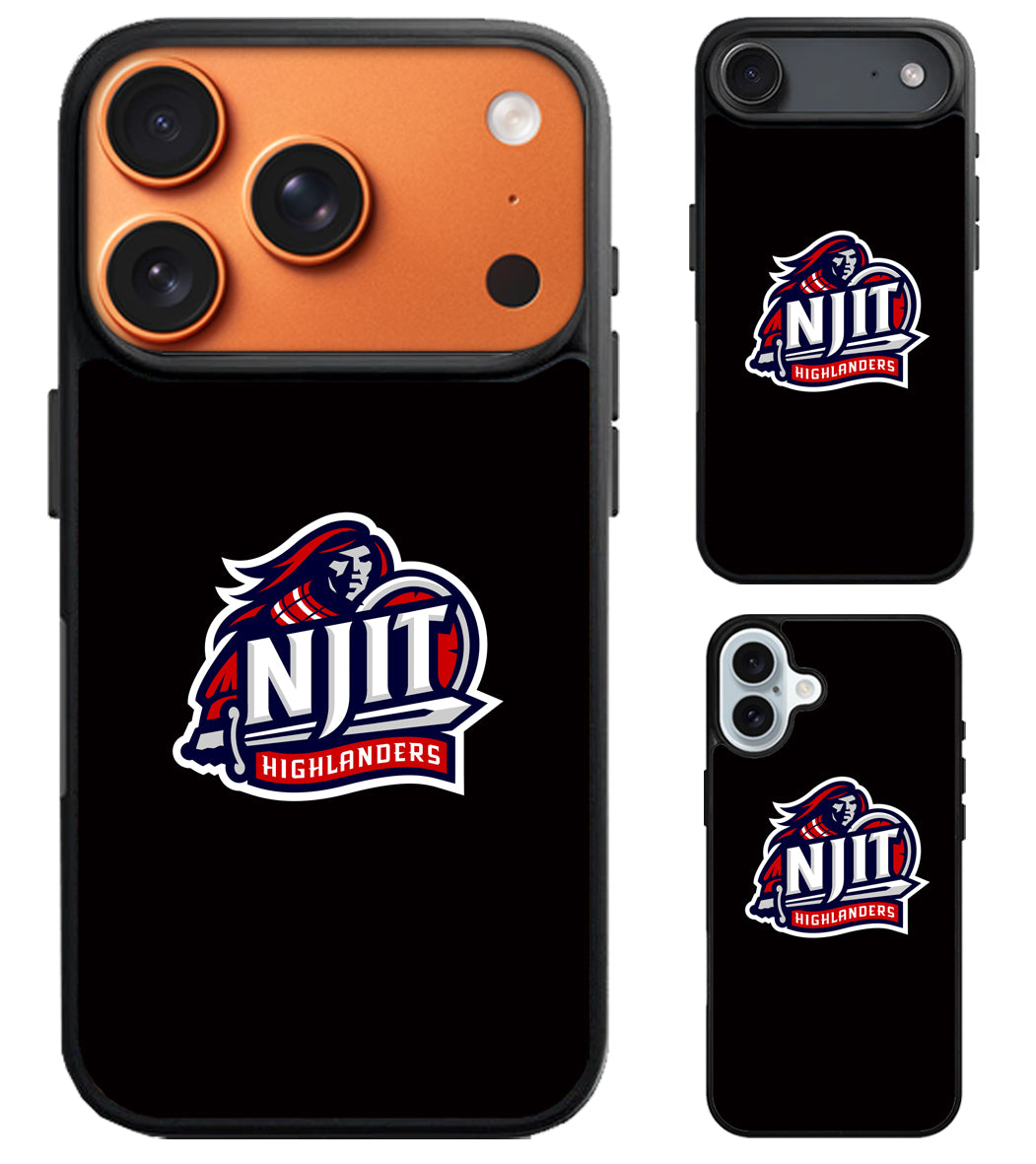 NJIT Highlanders Black iPhone Air | iPhone 17 | 17 Pro | 17 Pro Max Case