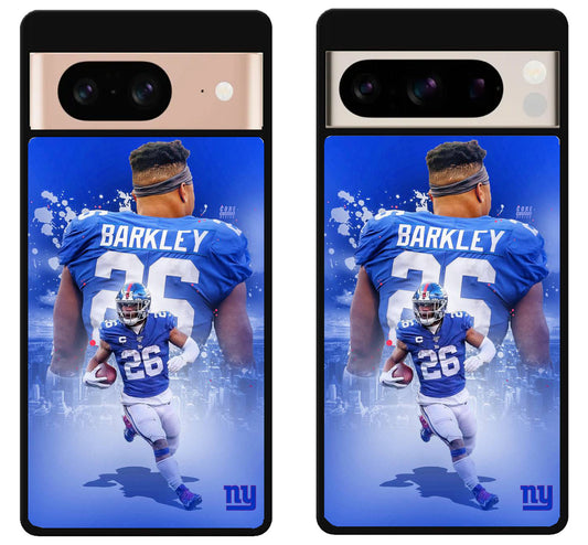 NY Giants Saquon Barkley Background Google Pixel 8 | 8 Pro Case
