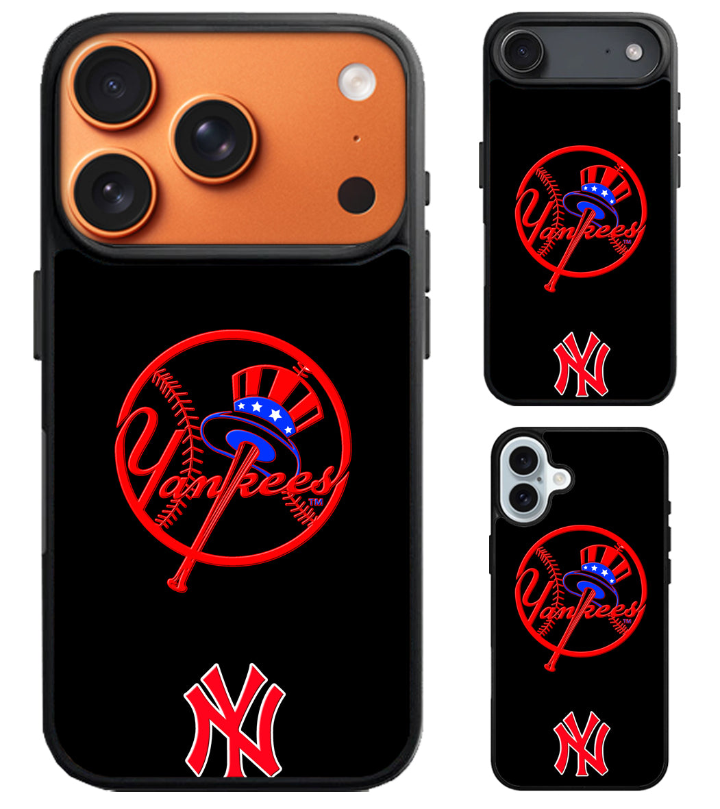 NY Yankees Black iPhone Air | iPhone 17 | 17 Pro | 17 Pro Max Case