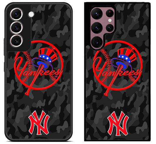NY Yankees Camo Samsung Galaxy S22 | S22+ | S22 Ultra Case