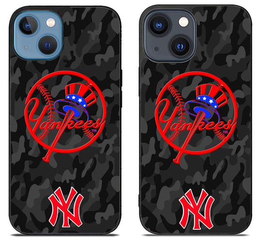 NY Yankees Camo iPhone 15 | iPhone 15 Plus Case
