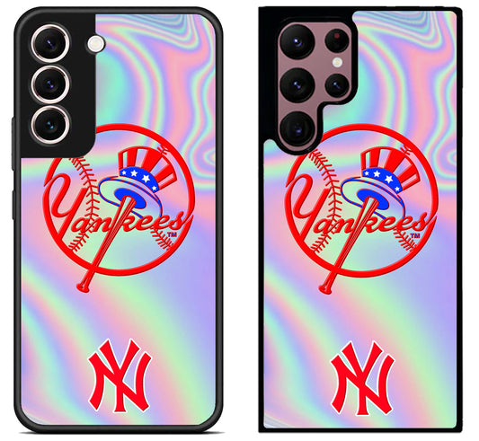 NY Yankees Holographic Samsung Galaxy S22 | S22+ | S22 Ultra Case