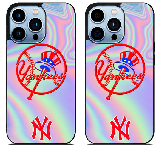 NY Yankees Holographic iPhone 15 Pro | iPhone 15 Pro Max Case