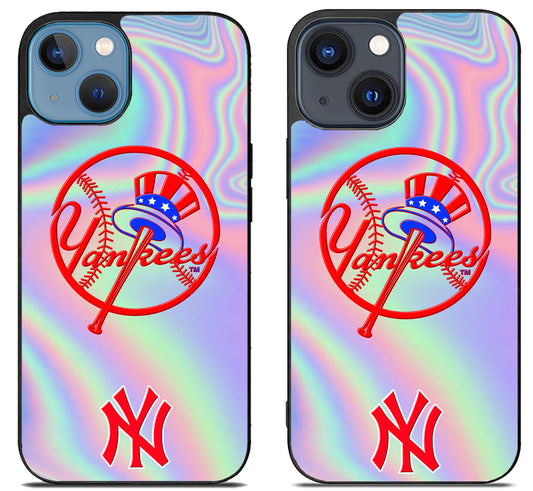 NY Yankees Holographic iPhone 15 | iPhone 15 Plus Case