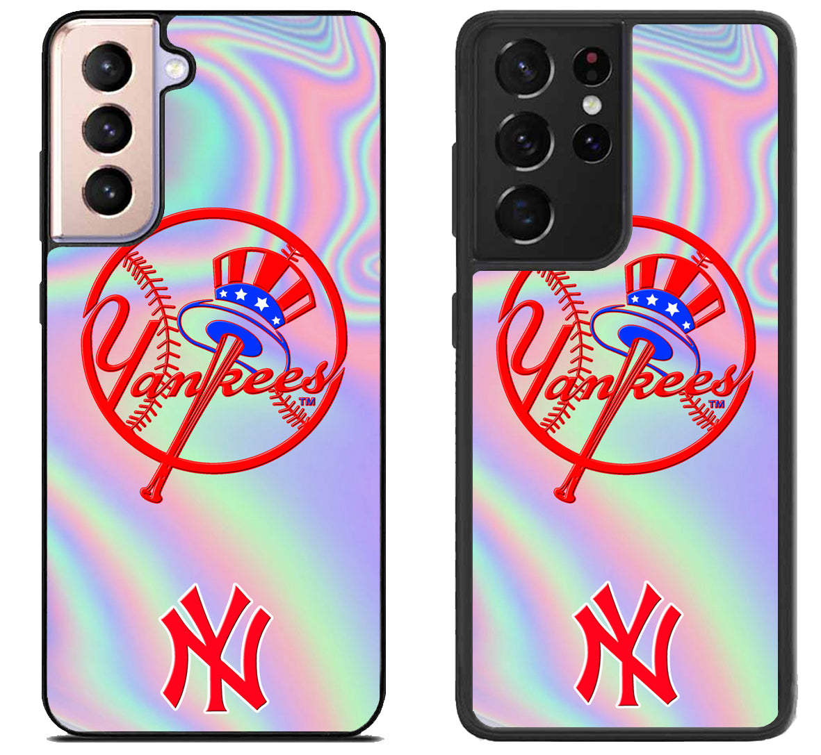 NY Yankees Holographic Samsung Galaxy S21 | S21 FE | S21+ | S21 Ultra Case