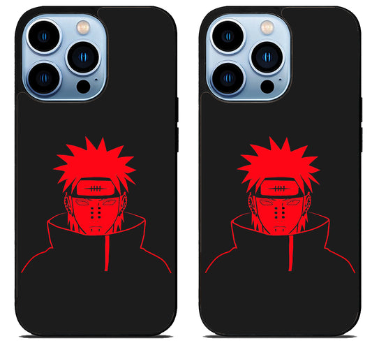 Nagato Naruto Red iPhone 15 Pro | iPhone 15 Pro Max Case