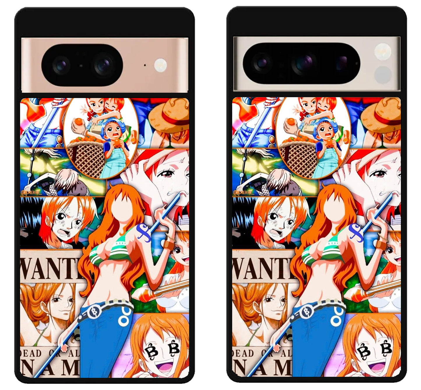 Nami One Piece Collage Google Pixel 8 | 8 Pro Case