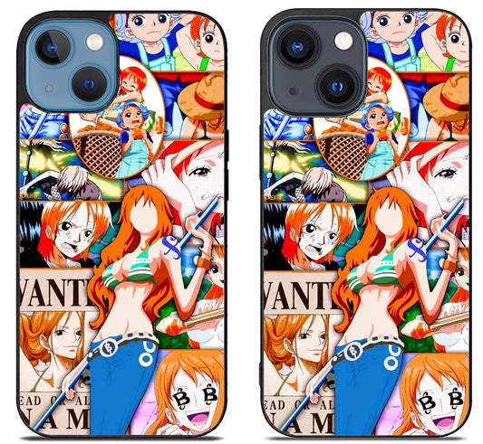 Nami One Piece Collage iPhone 15 | iPhone 15 Plus Case