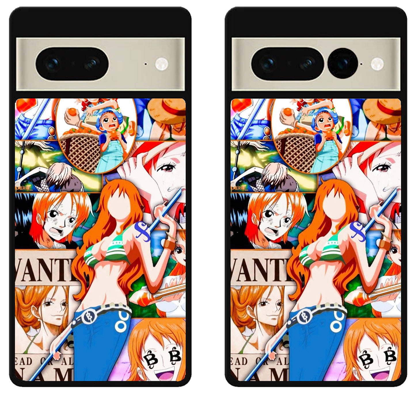 Nami One Piece Collage Google Pixel 7 | 7 Pro Case