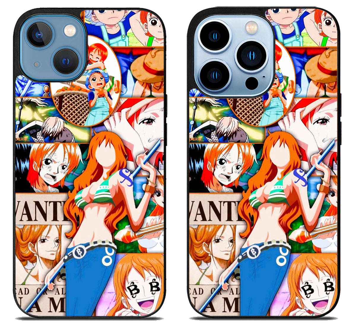 Nami One Piece Collage iPhone 13 | 13 Mini | 13 Pro | 13 Pro Max Case