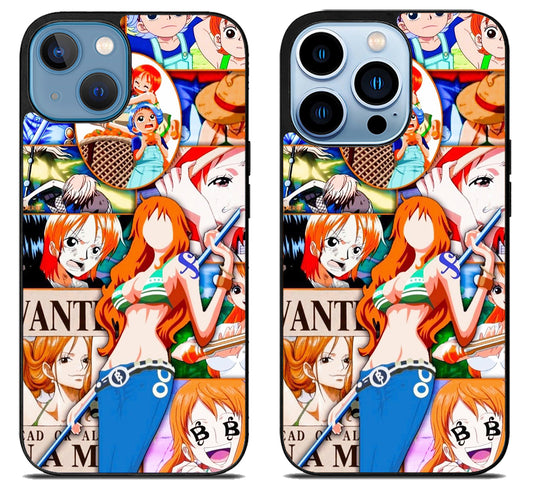 Nami One Piece Collage iPhone 13 | 13 Mini | 13 Pro | 13 Pro Max Case
