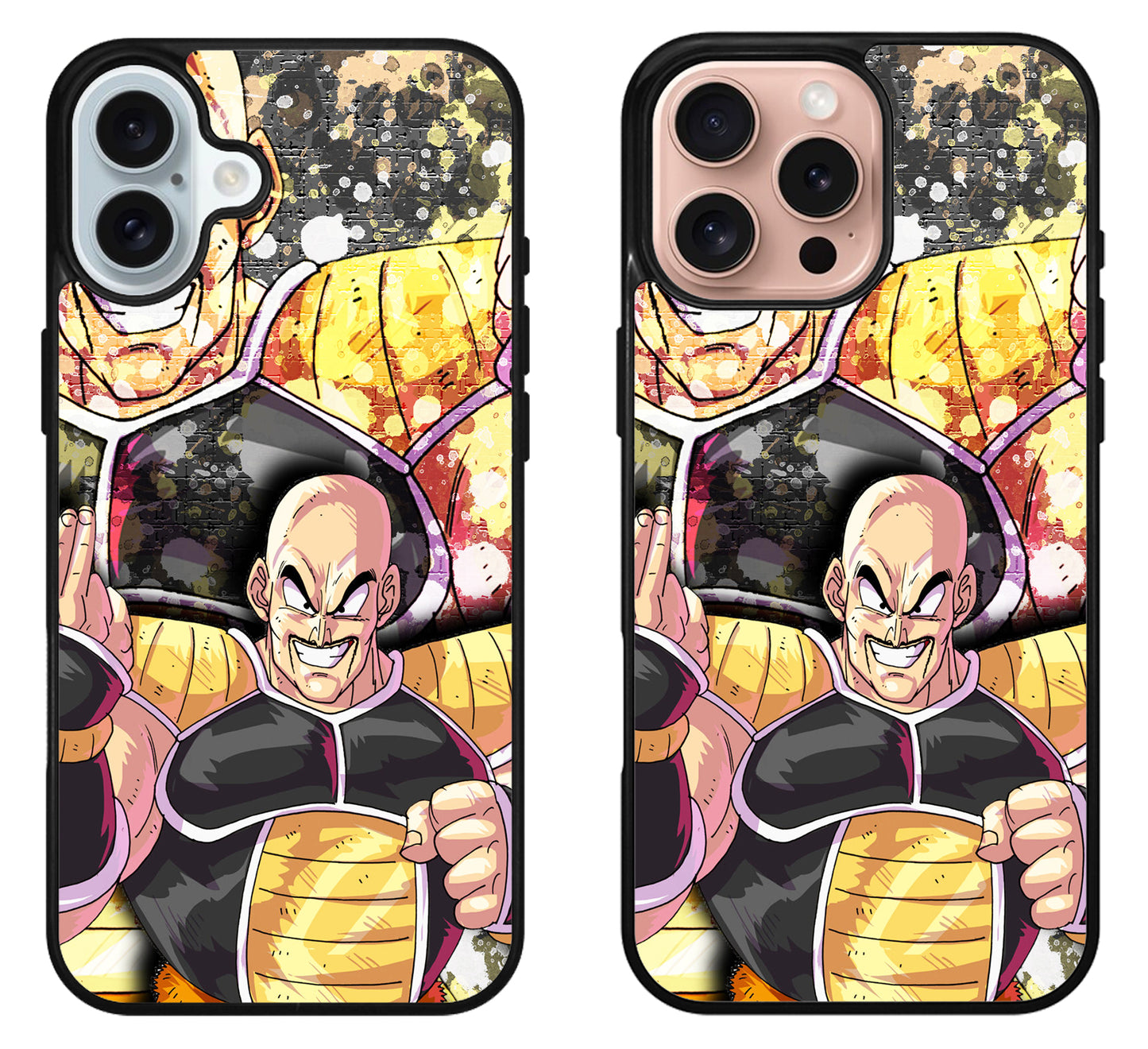 Nappa Dragon Ball Collage iPhone 16 | 16 Plus | 16 Pro | 16 Pro Max Case