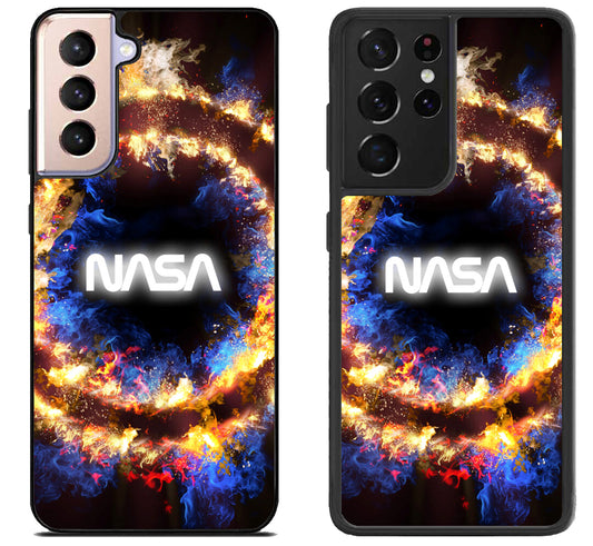 Nasa Flames Wallpaper Samsung Galaxy S21 | S21 FE | S21+ | S21 Ultra Case