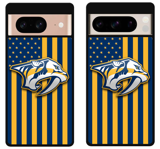Nashville Predators Logo Flag Google Pixel 8 | 8 Pro Case