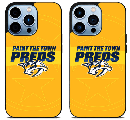 Nashville Predators Paint The Town Preds iPhone 15 Pro | iPhone 15 Pro Max Case