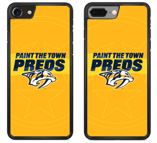 Nashville Predators Paint TheTown Preds iPhone 8 | 8 Plus Case