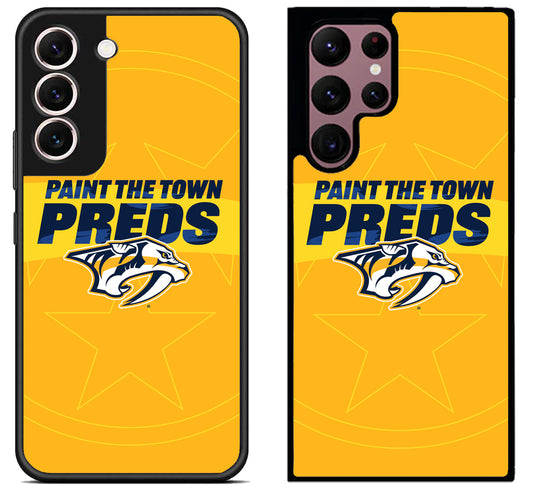 Nashville Predators Paint TheTown Preds Samsung Galaxy S22 | S22+ | S22 Ultra Case