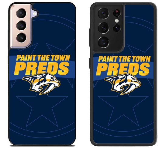 Nashville Predators Preds Logo Samsung Galaxy S21 | S21 FE | S21+ | S21 Ultra Case