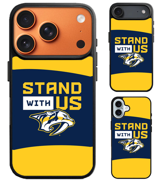 Nashville Predators Stand With Us iPhone Air | iPhone 17 | 17 Pro | 17 Pro Max Case