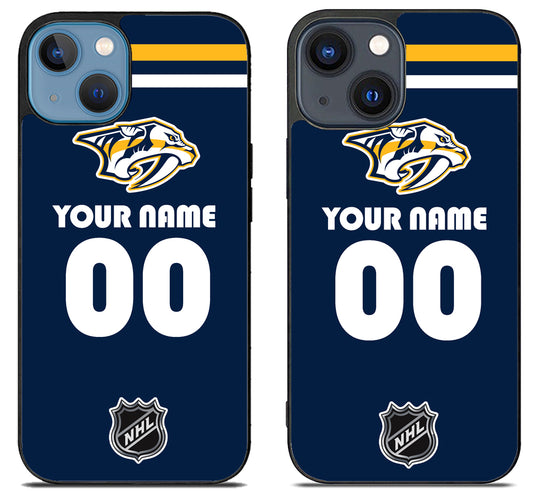 Custom Personalized Nashville Predators NHL iPhone 15 | iPhone 15 Plus Case
